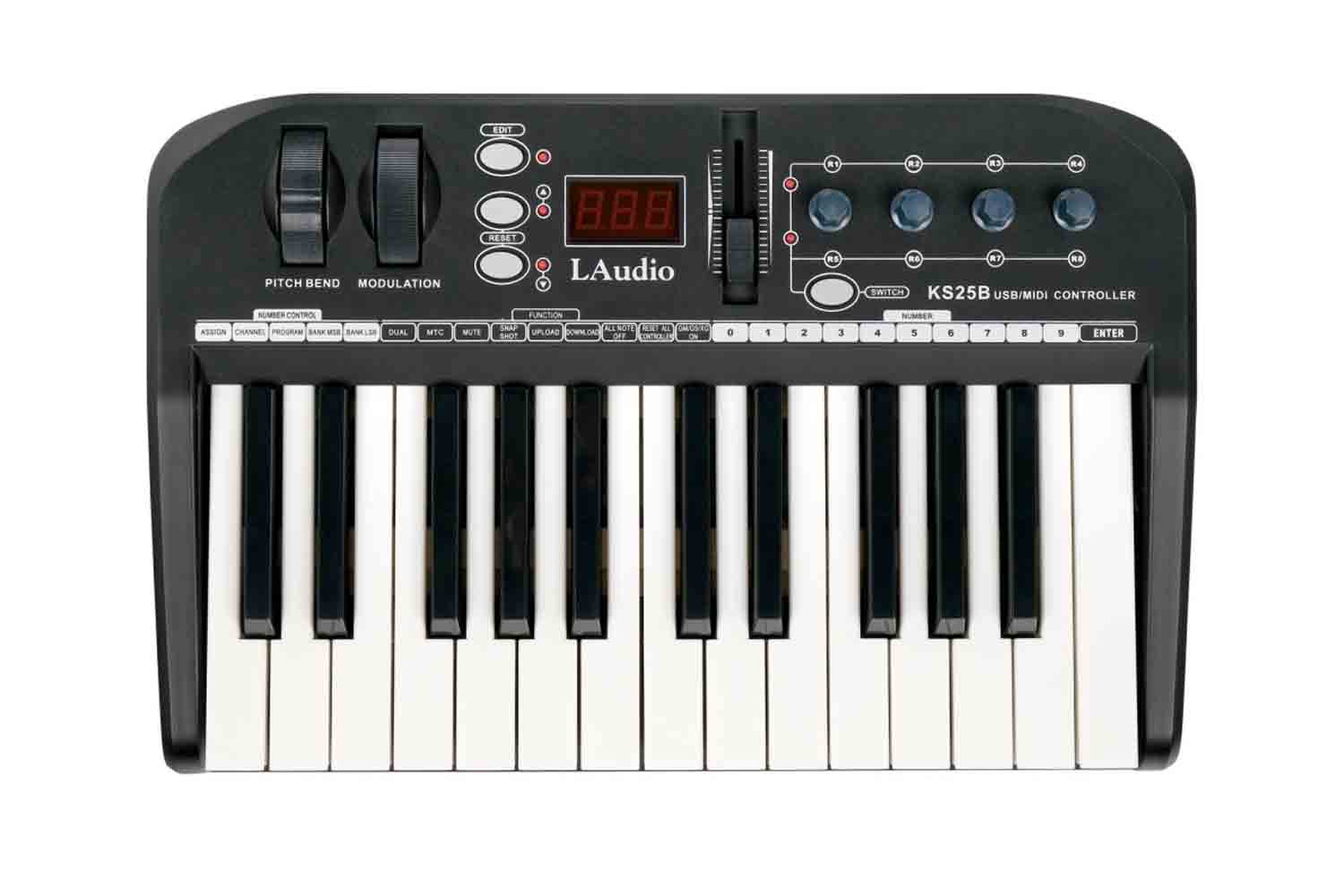 MIDI-контроллер LAudio KS25B - MIDI-контроллер, 25 клавиш - фото 1