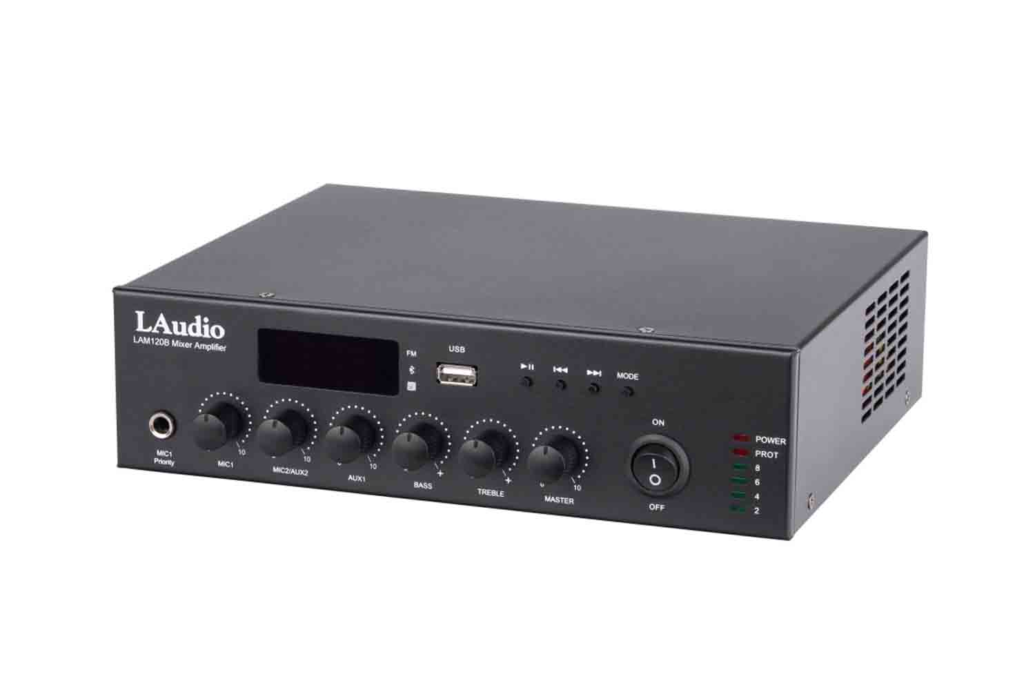 Радиоузел LAudio LAM120B - Микшер усилитель мощности трансляционный, 120Вт - фото 1