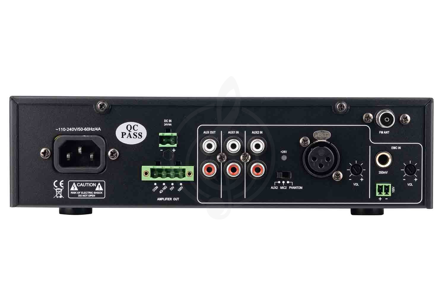 Радиоузел LAudio LAM120B - Микшер усилитель мощности трансляционный, 120Вт - фото 6