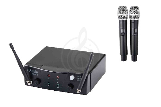 Радиосистема с ручным передатчиком LAudio PRO2-M - Вокальная радиосистема, 2 ручных передатчика - фото 1