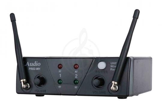 Радиосистема с головным микрофоном LAudio PRO2-MH - Двухканальная радиосистема с ручным передатчиком и головным микрофоном - фото 8