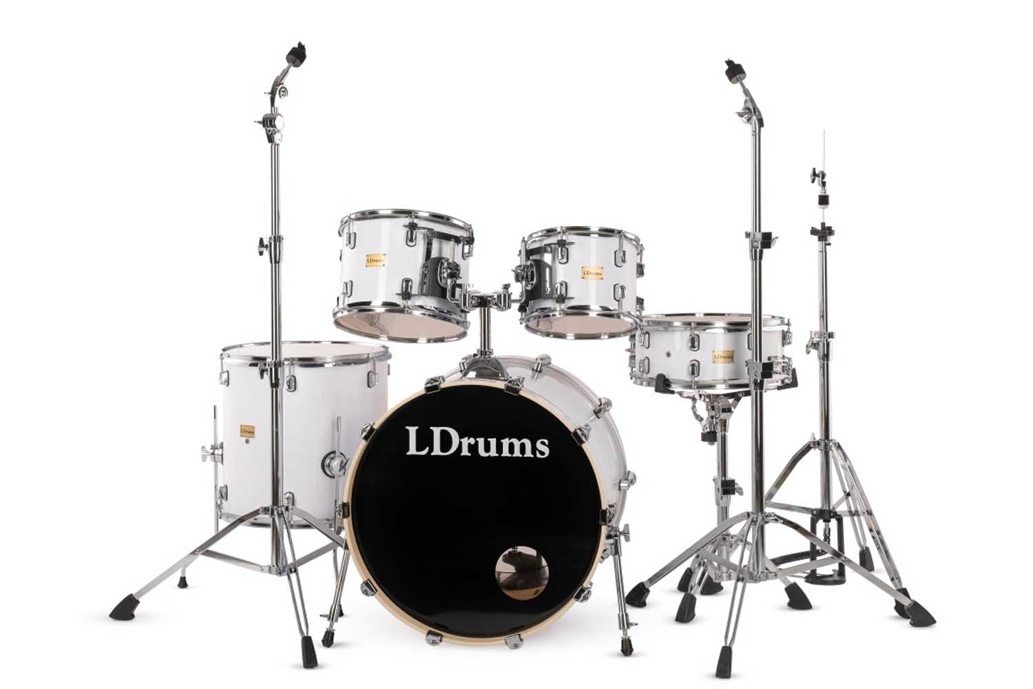  LDrums 5001011 - Барабанная установка, белая - фото 1