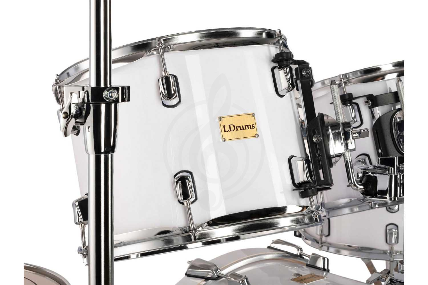  LDrums 5001011 - Барабанная установка, белая - фото 6