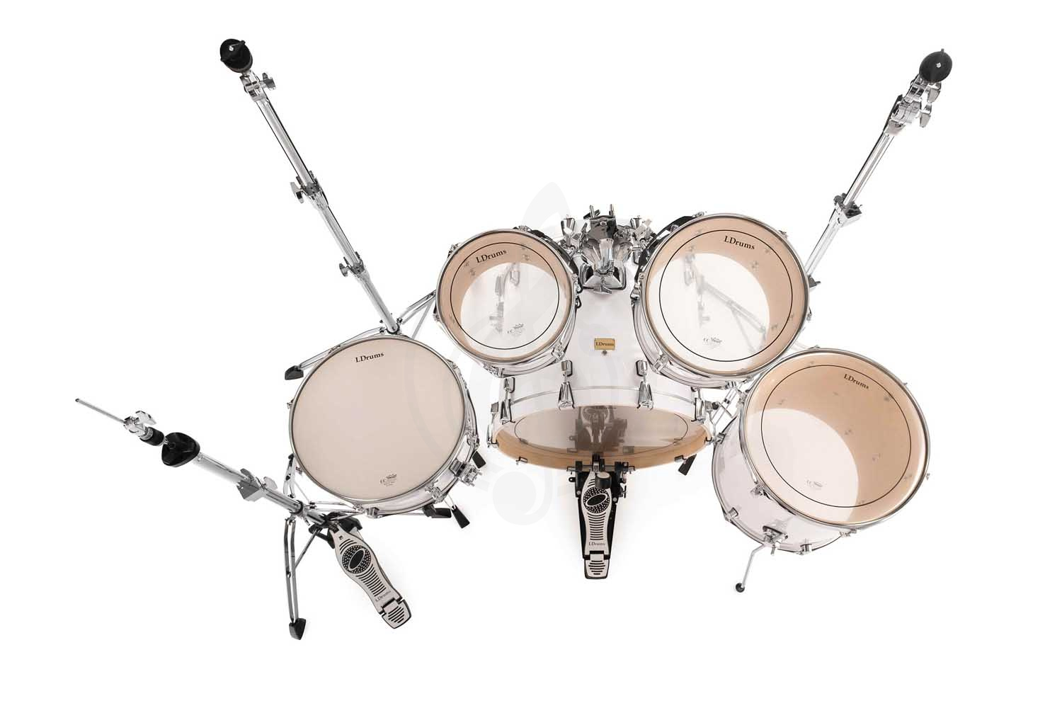  LDrums 5001011 - Барабанная установка, белая - фото 7