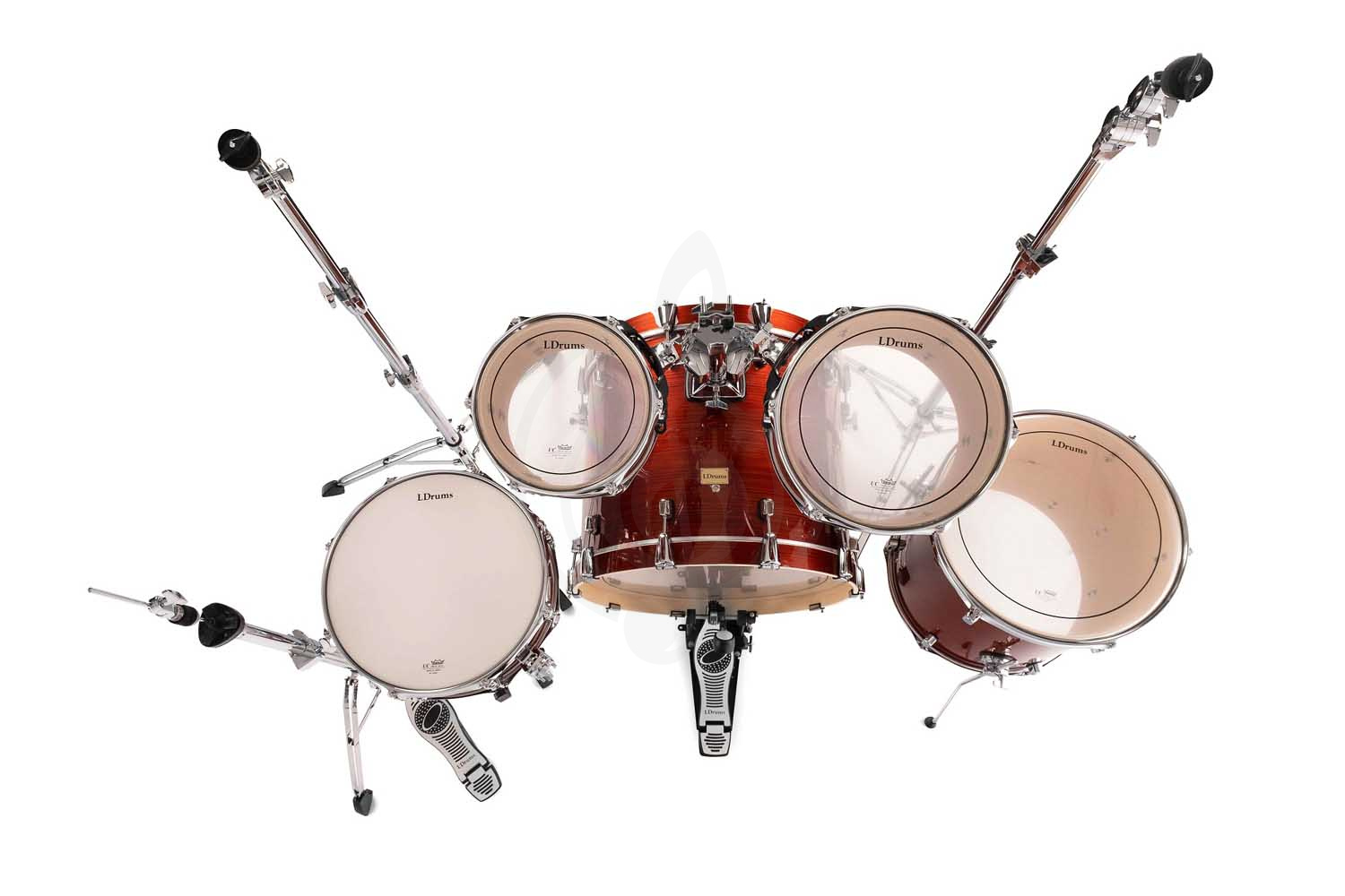  LDrums 5001012 - Барабанная установка, красная - фото 5