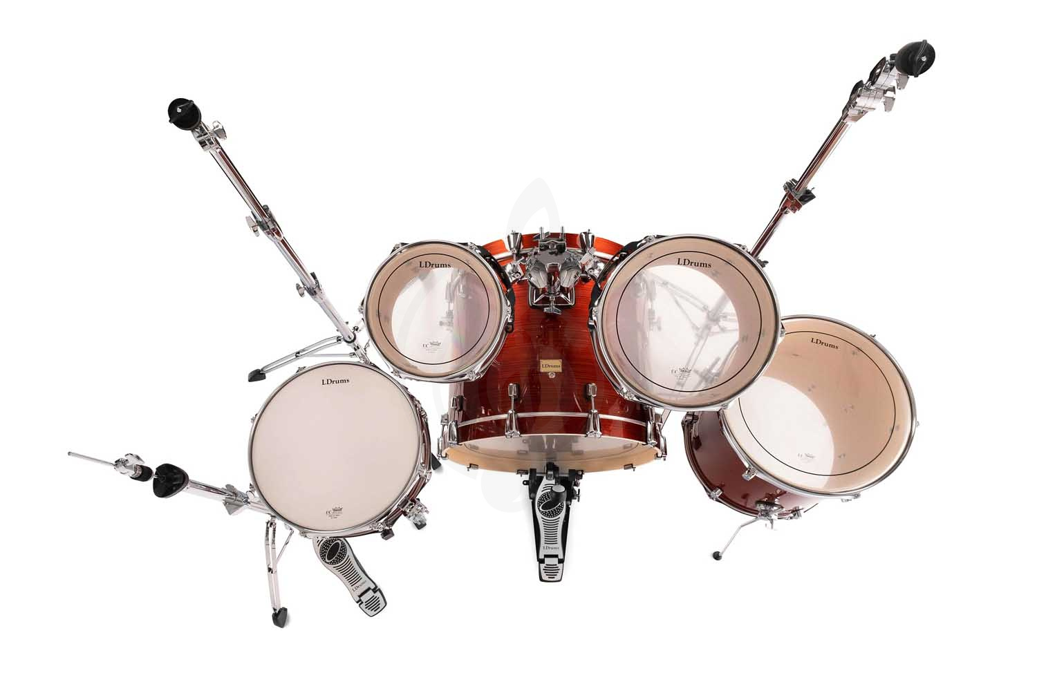  LDrums 5001012 - Барабанная установка, красная - фото 6