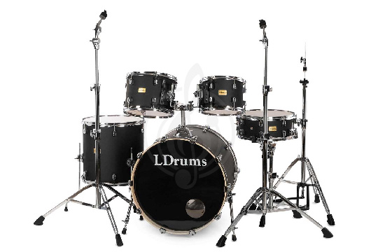  LDrums 5001013 - Барабанная установка, черная - фото 1