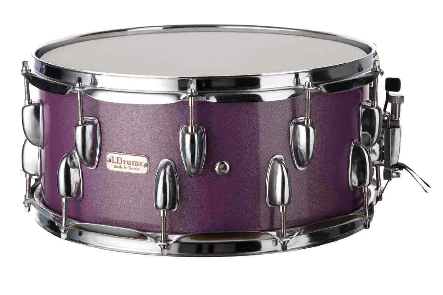 Малый барабан LDrums LD6405SN - Малый барабан, фиолетовый, 14"х6,5" - фото 1