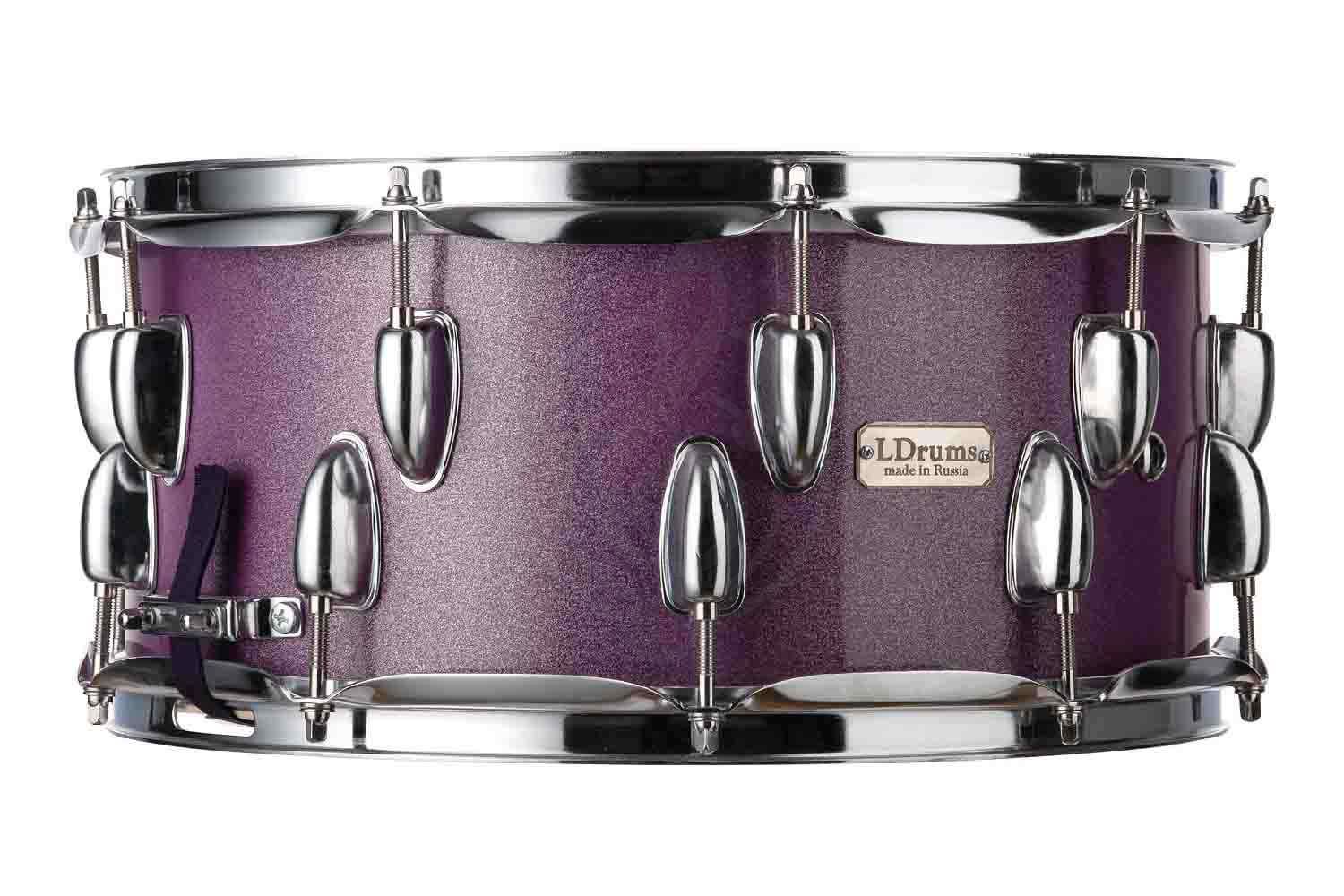 Малый барабан LDrums LD6405SN - Малый барабан, фиолетовый, 14"х6,5" - фото 2
