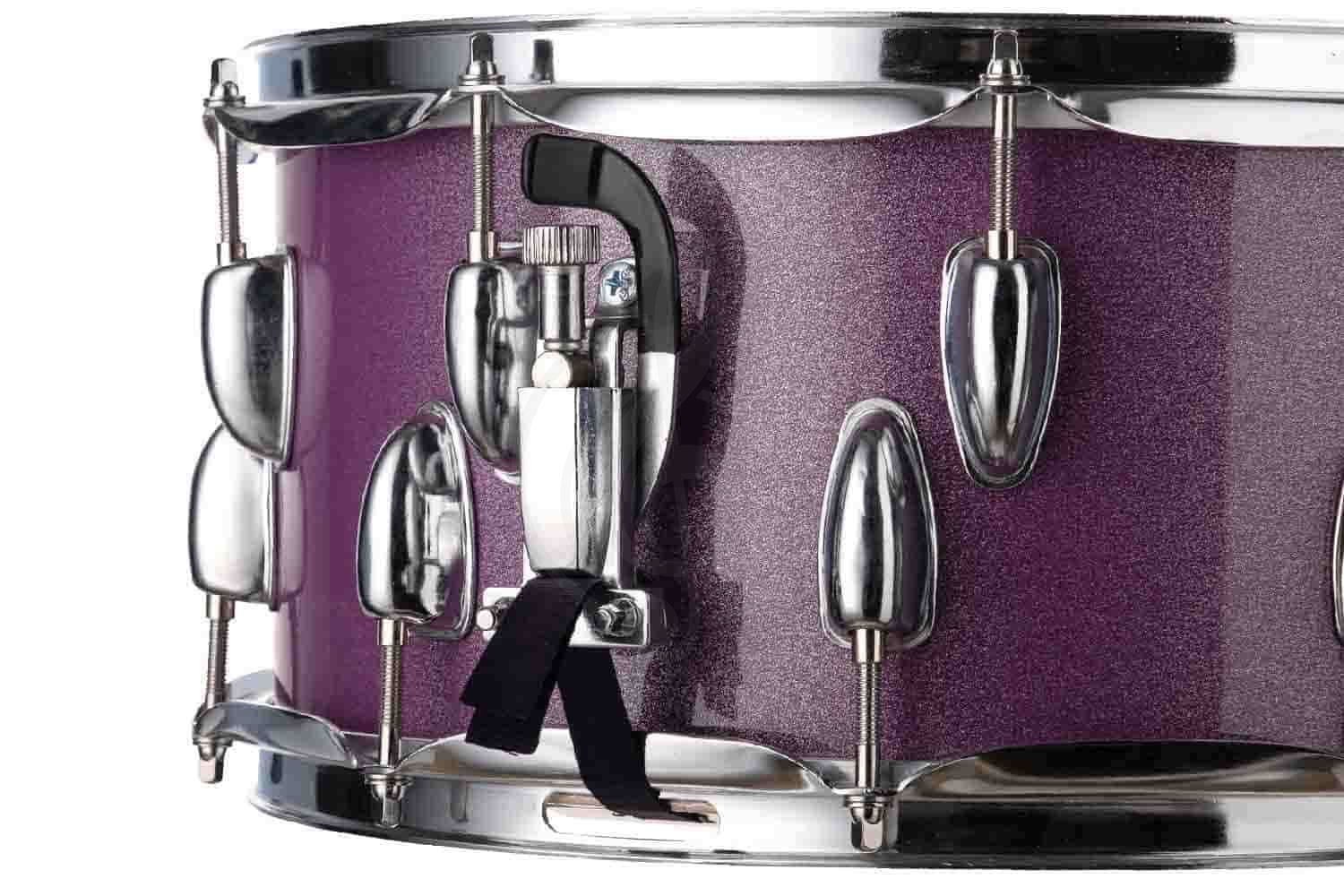 Малый барабан LDrums LD6405SN - Малый барабан, фиолетовый, 14"х6,5" - фото 3
