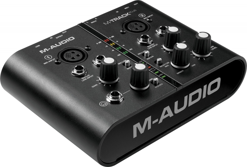  M-Audio MTrack Plus - USB аудио интерфейс - фото 1