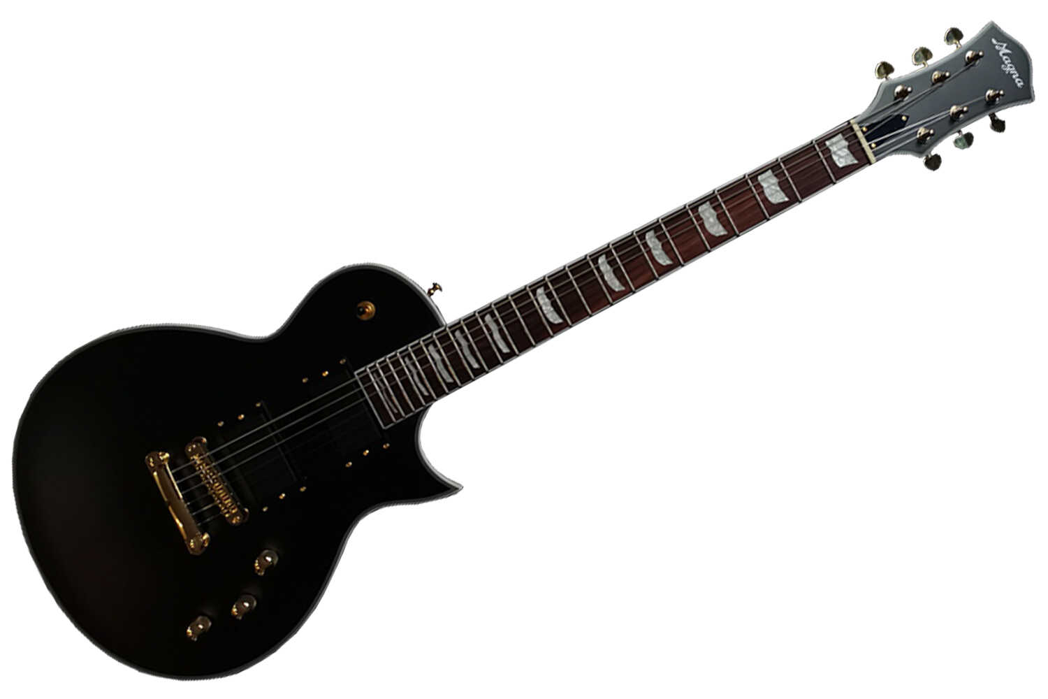 Электрогитара Les Paul Magna 2000L-BK - Электрогитара, черная - фото 1