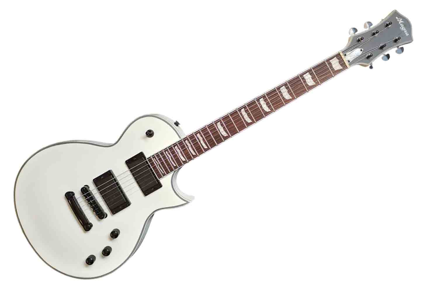 Электрогитара Les Paul Magna 2000L-WH - Электрогитара, HH, белая - фото 1