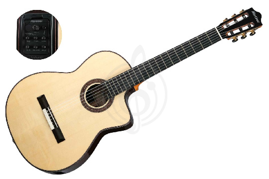 Классическая гитара 4/4 Martinez Almeria-Luthier-Rosewood - Классическая гитара со звукоснимателем - фото 1