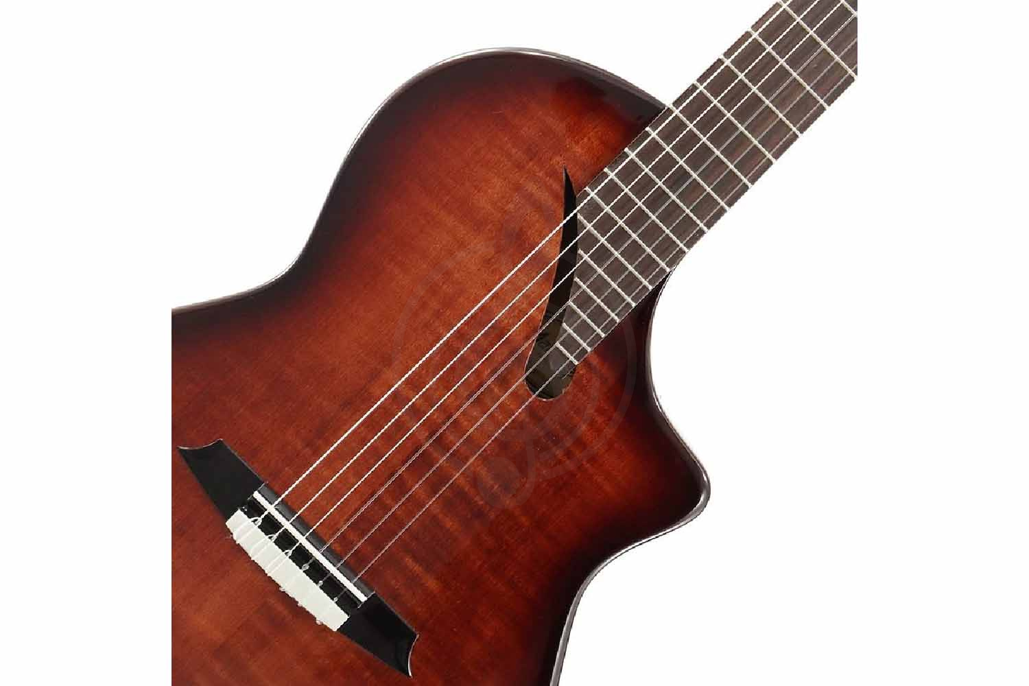 Классическая гитара 4/4 Martinez Hispania-Cognac - Классическая гитара со звукоснимателем, коньяк - фото 9