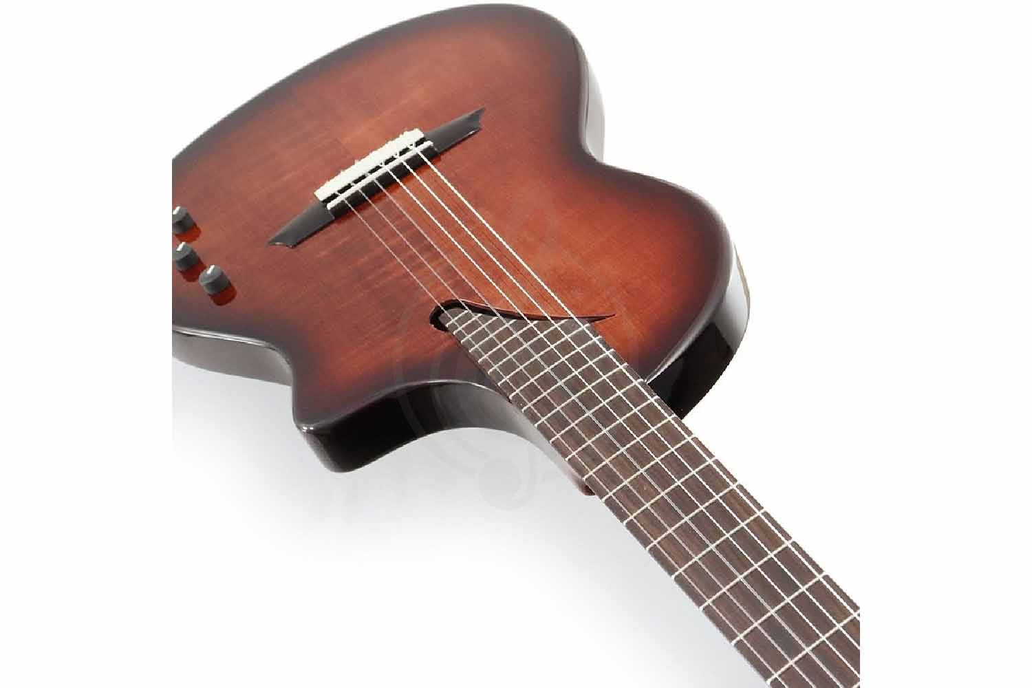 Классическая гитара 4/4 Martinez Hispania-Cognac - Классическая гитара со звукоснимателем, коньяк - фото 10