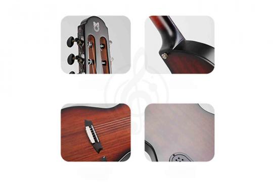 Классическая гитара 3/4 Martinez Hispania-Stain-615 - Классическая гитара со звукоснимателем 3/4 - фото 2