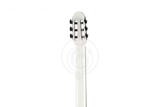 Классическая гитара 4/4 Martinez Hispania-White-GT - Классическая гитара со звукоснимателем, белая - фото 5