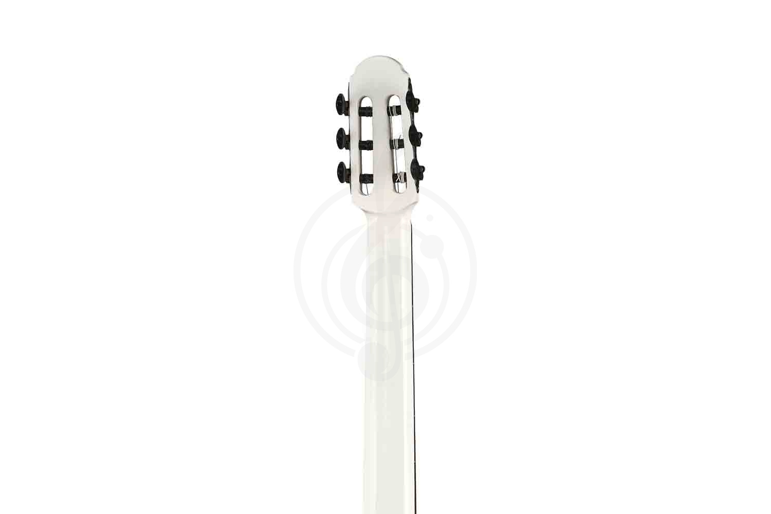 Классическая гитара 4/4 Martinez Hispania-White-GT - Классическая гитара со звукоснимателем, белая - фото 5