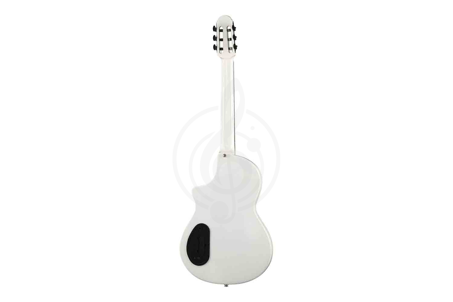 Классическая гитара 4/4 Martinez Hispania-White-GT - Классическая гитара со звукоснимателем, белая - фото 6