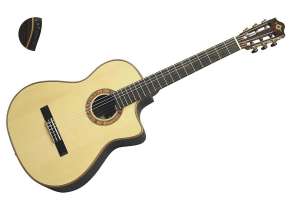 Изображение Martinez MP-12-ROSE Crossover Series - Классическая гитара со звукоснимателем