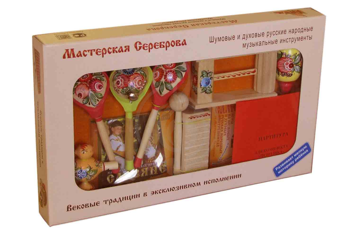 Набор шумовых инструментов Мастерская Сереброва  к2-кт-08 «Петрушка» - Набор шумовых инструментов - фото 1