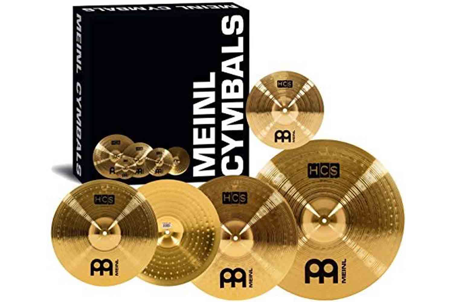 Комплект тарелок Meinl HCS141620+10 HCS Complete Cymbal Set - Комплект тарелок - фото 1