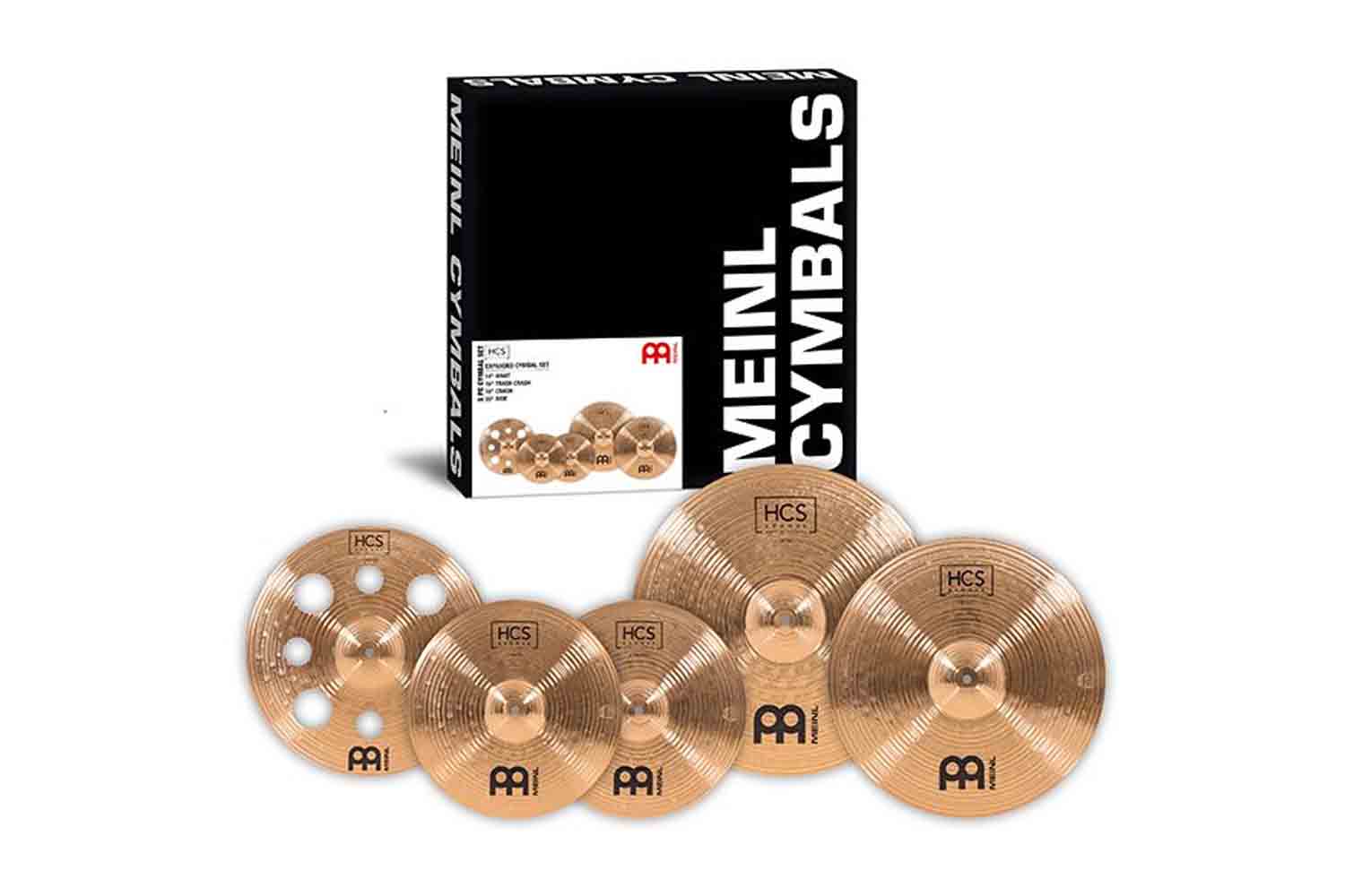 Комплект тарелок Meinl HCSB141620+18 HCS Bronze Expanded - Комплект тарелок - фото 1