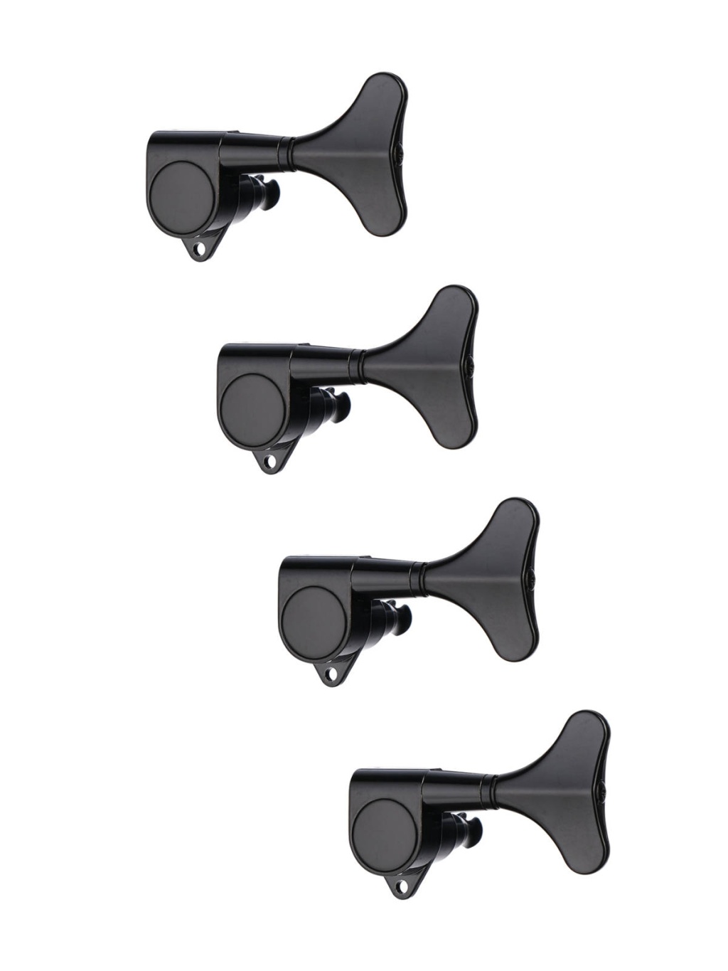  Metallor MHB-02-BK-4L Колки для бас-гитары 4л, чёрные - фото 1