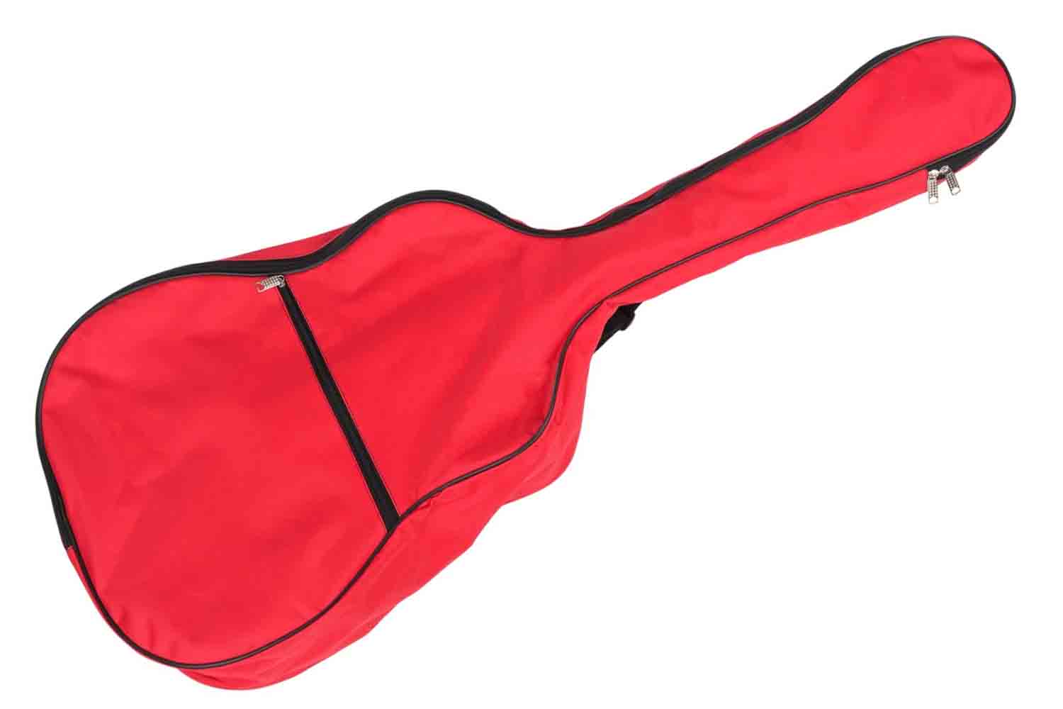 Чехол для акустической гитары MEZZO MZ-ChGD-1/1red - Чехол для гитары - фото 1