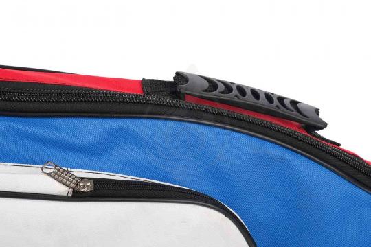 Чехол для электрогитары MEZZO MZ-ChGE-3red/blue/wh - Чехол для электрогитары, триколор - фото 5