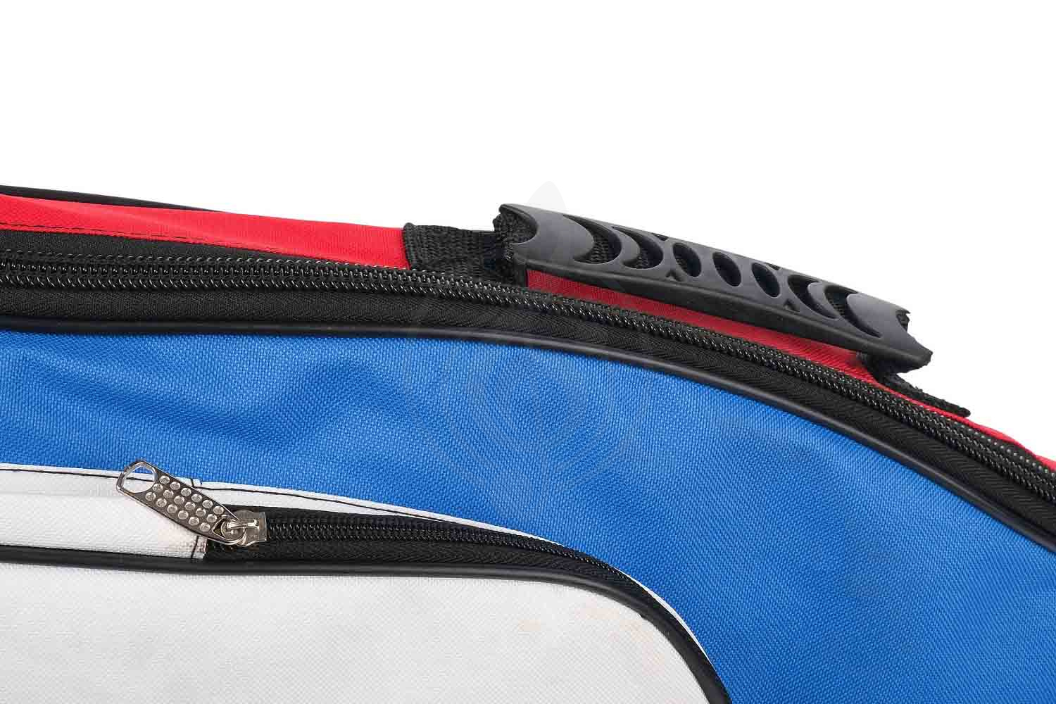 Чехол для электрогитары MEZZO MZ-ChGE-3red/blue/wh - Чехол для электрогитары, триколор - фото 5