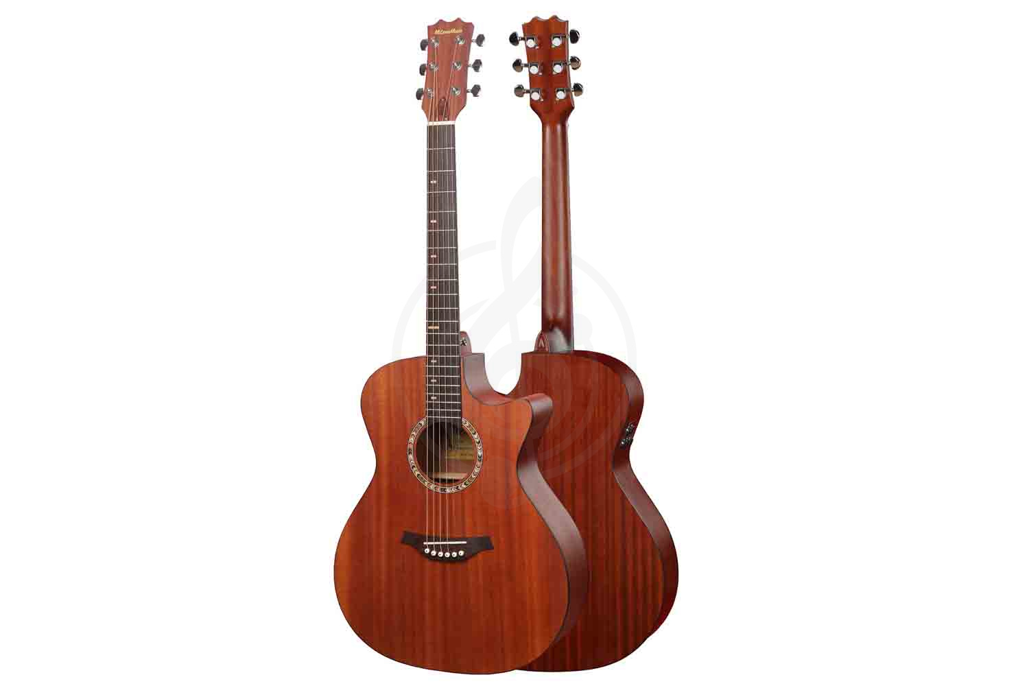 Трансакустическая гитара MiLena Music ML-GA1-MAH/TEQ - Гитара трансакустическая - фото 7