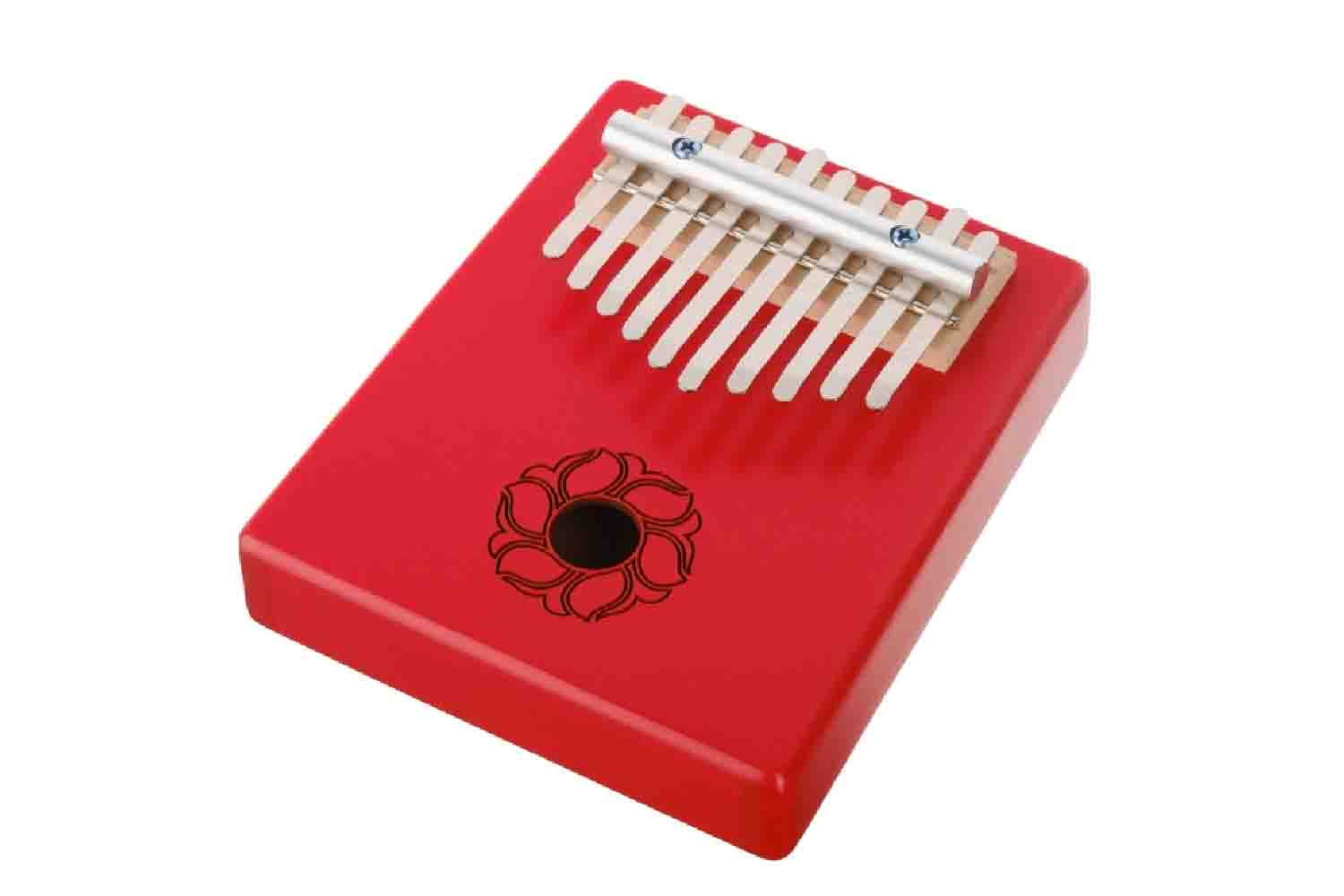 Калимба Мозеръ KMKr-2-R Escudo - Калимба, резонаторная, 10 язычков, трапеция, красная - фото 1