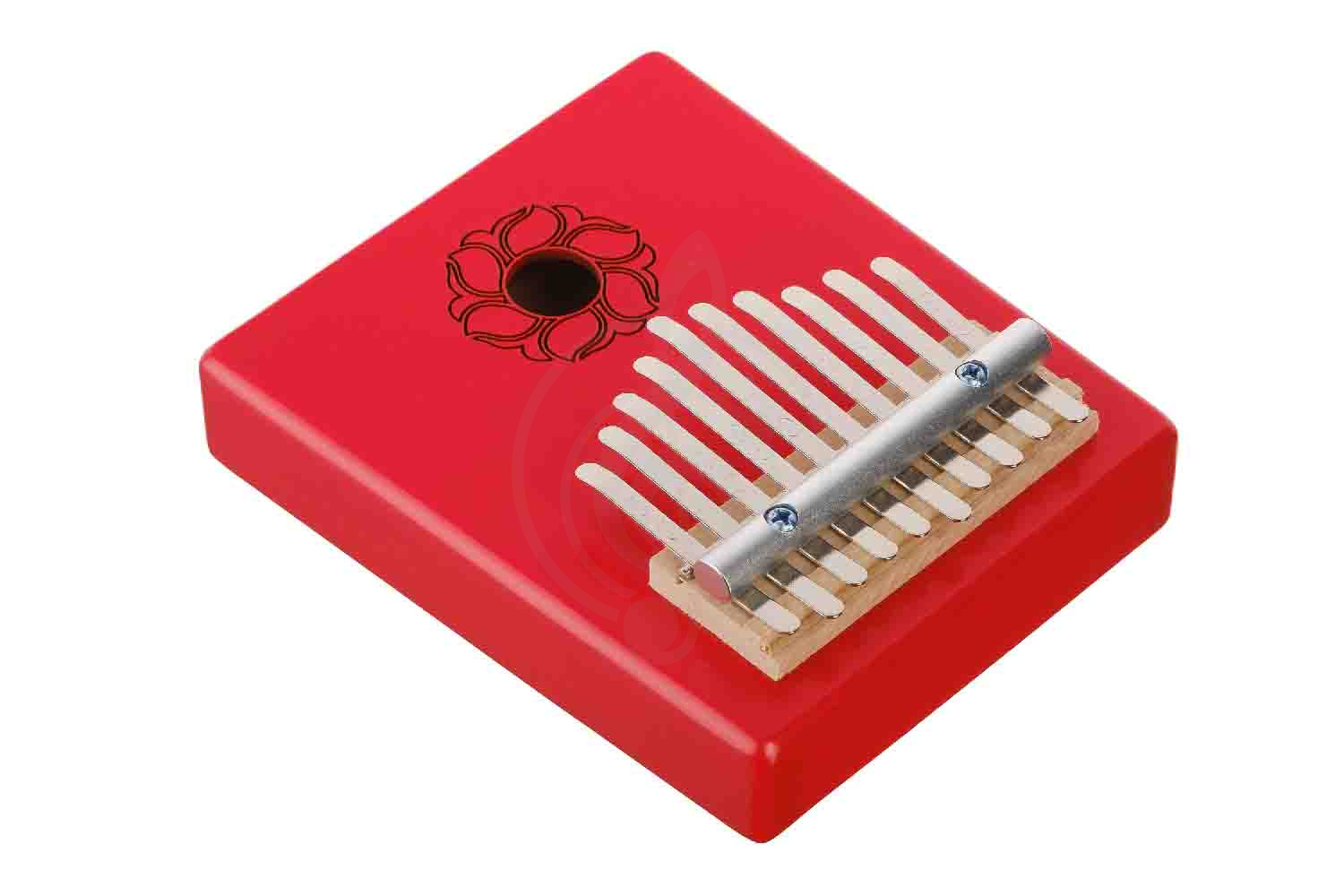 Калимба Мозеръ KMKr-2-R Escudo - Калимба, резонаторная, 10 язычков, трапеция, красная - фото 2