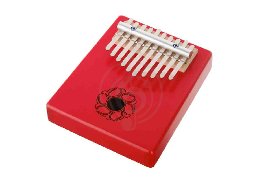Калимба Мозеръ KMKr-2-R Escudo - Калимба, резонаторная, 10 язычков, трапеция, красная - фото 1