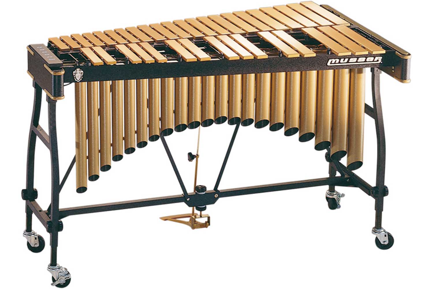 Вибрафон Musser M55GWT Pro-Vibe - Вибрафон со стойкой и двигателем, золотистый - фото 1