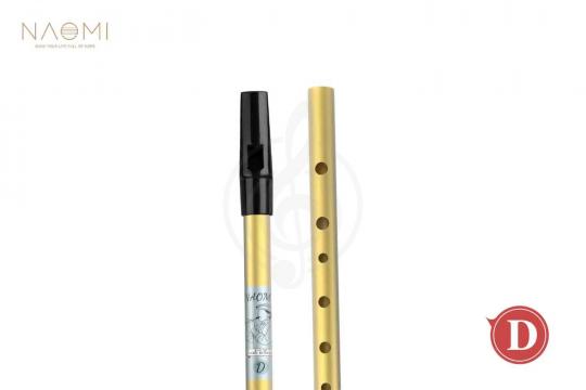 Вистл Naomi Irish Tin Whistle Aluminum D Gold - Тин Вистл Ре Алюминий - фото 6