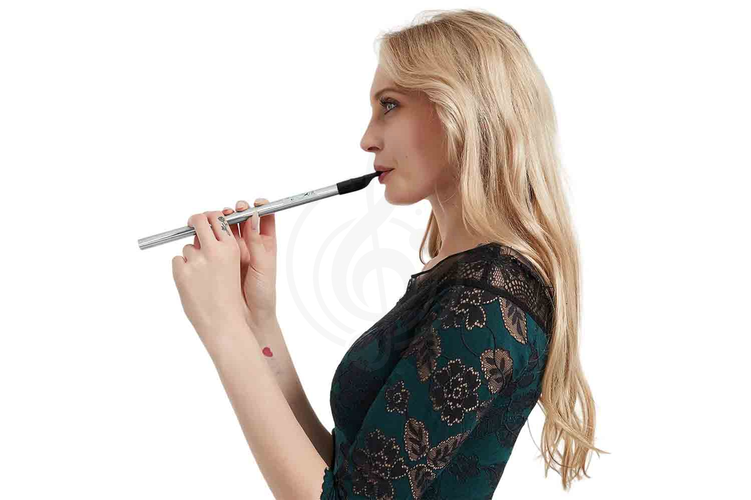 Вистл Naomi Irish Tin Whistle Aluminum D Silver - Тин Вистл Ре Алюминий - фото 2