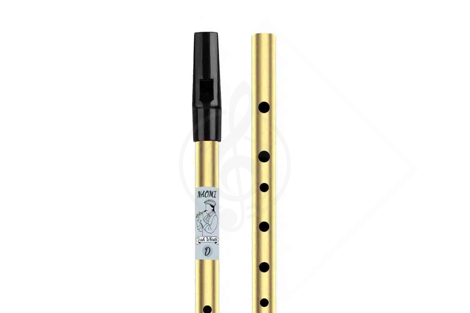 Вистл Naomi Irish Tin Whistle Brass D Gold - Тин Вистл Ре Латунь - фото 4