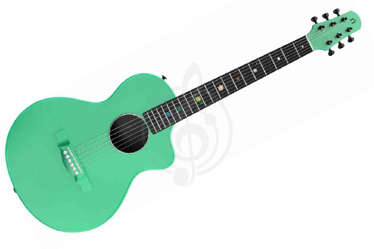 Акустическая гитара NATASHA Asteroid Mint Green - Акустическая гитара - фото 1