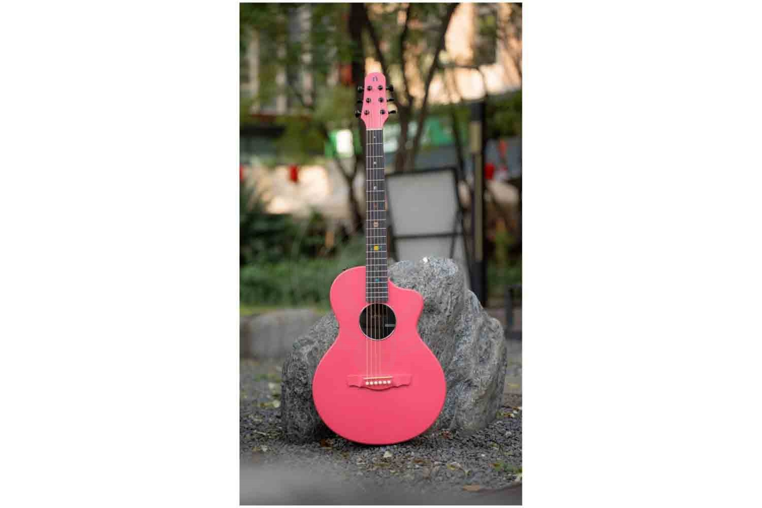 Акустическая гитара NATASHA Asteroid Peach Pink - Акустическая гитара - фото 6