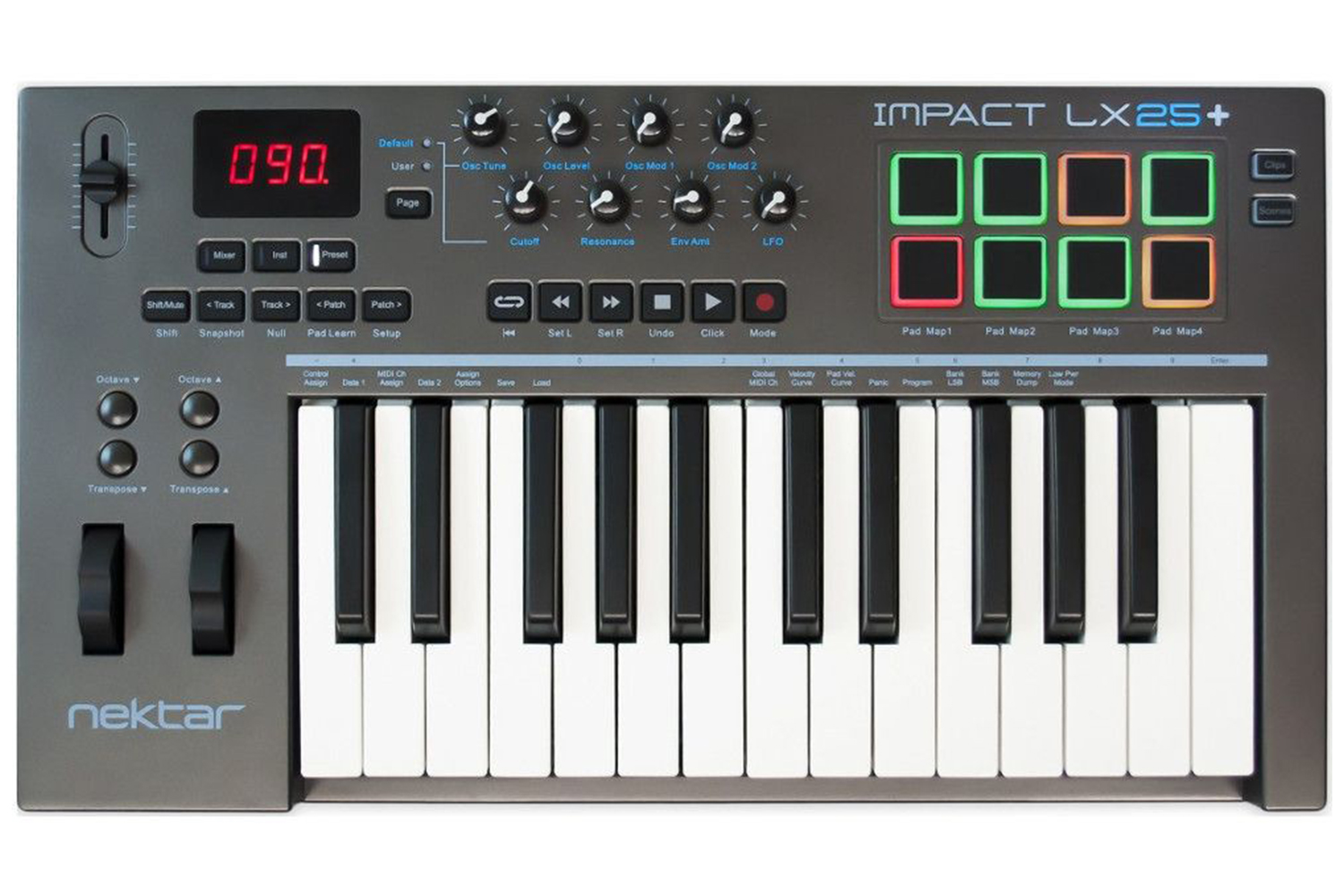 MIDI-клавиатура Nektar Impact LX 25+ - USB MIDI клавиатура - фото 1