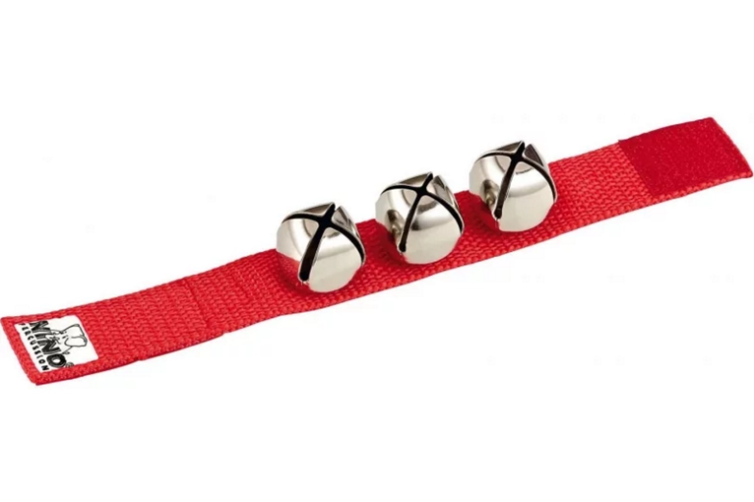  Nino Percussion NINO961R  Колокольчики на запястье, красный - фото 1