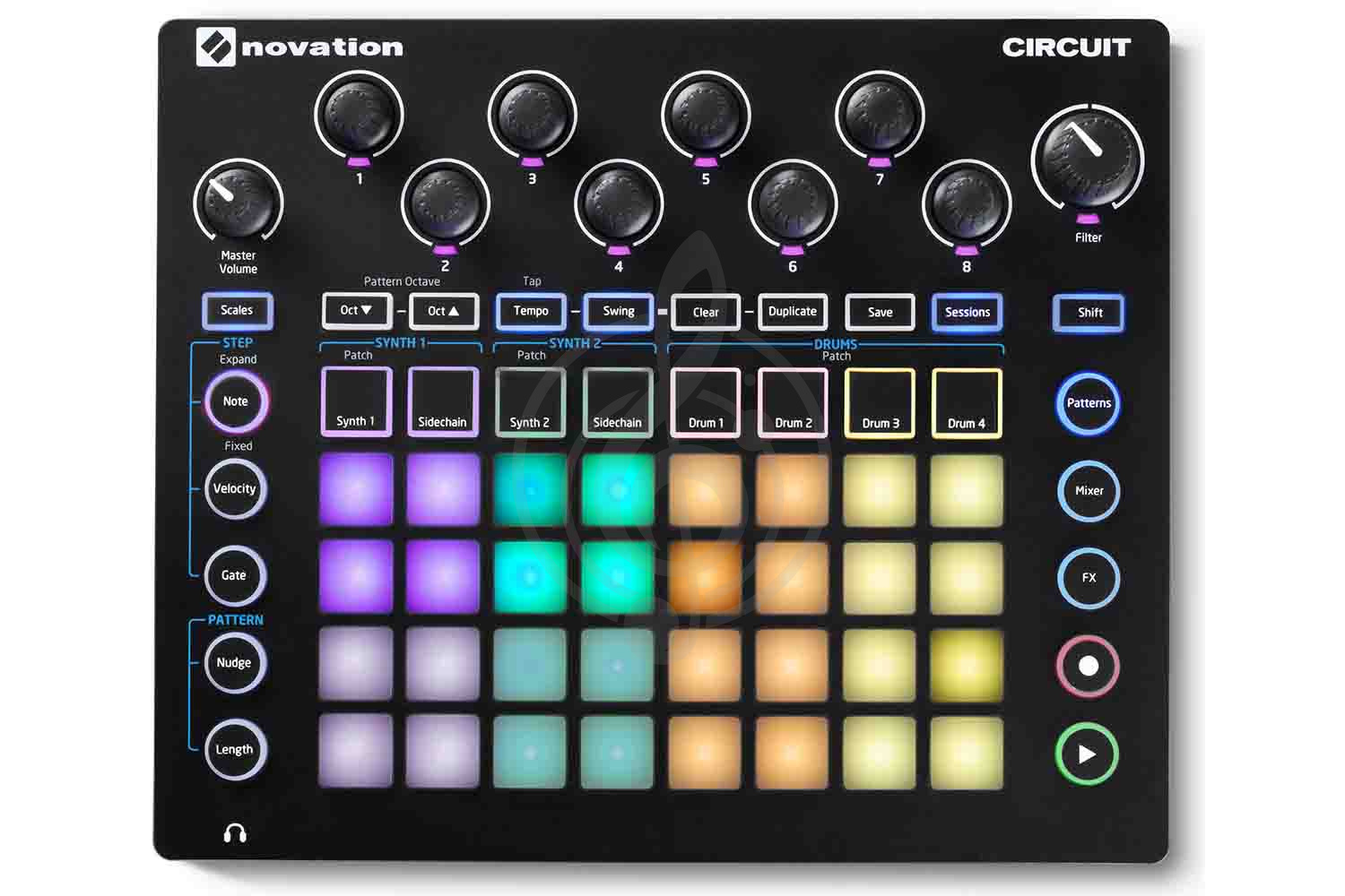 Грувбокс NOVATION CIRCUIT - Грув-бокс с матричным управлением - фото 1