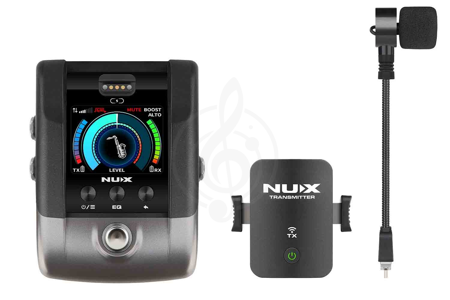 Инструментальная радиосистема Nux B-6-PRO - Беспроводная микрофонная система для саксофона - фото 18
