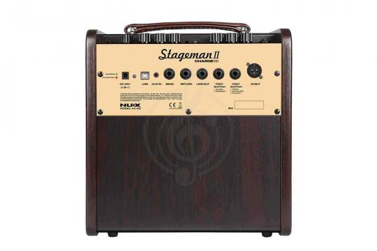 Комбоусилитель для акустической гитары Nux Cherub AC-80 Stageman II - Комбоусилитель для акустической гитары, 80 Вт, аккумуляторный - фото 3