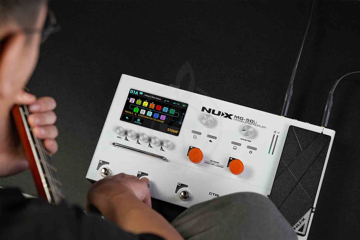 Процессор для электрогитары Nux MG-50LI-WH - Процессор эффектов - фото 6