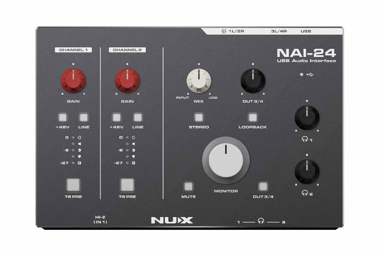  Nux NAI-24 - Звуковая карта USB - фото 1