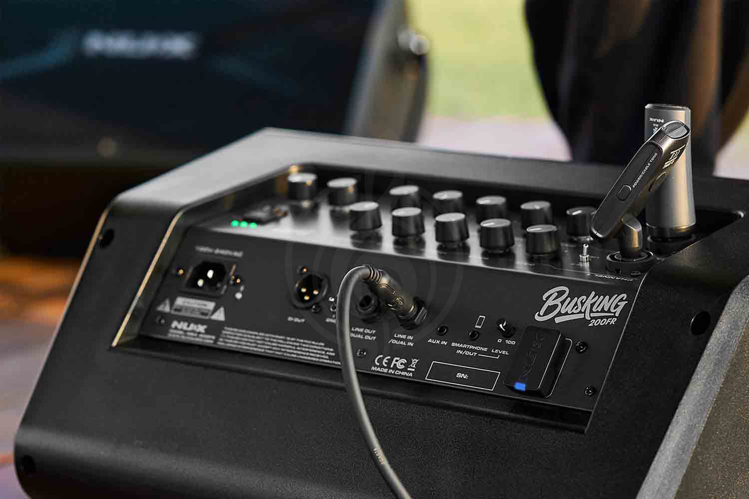 Процессор для электрогитары Nux NBA-200FR Busking 200FR - Комбоусилитель с аккумулятором - фото 6